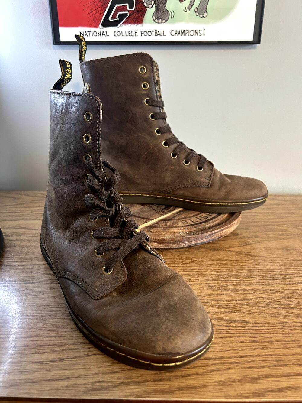 Dr Martens Brown Stratford Leopard Interior size 9/EU 41